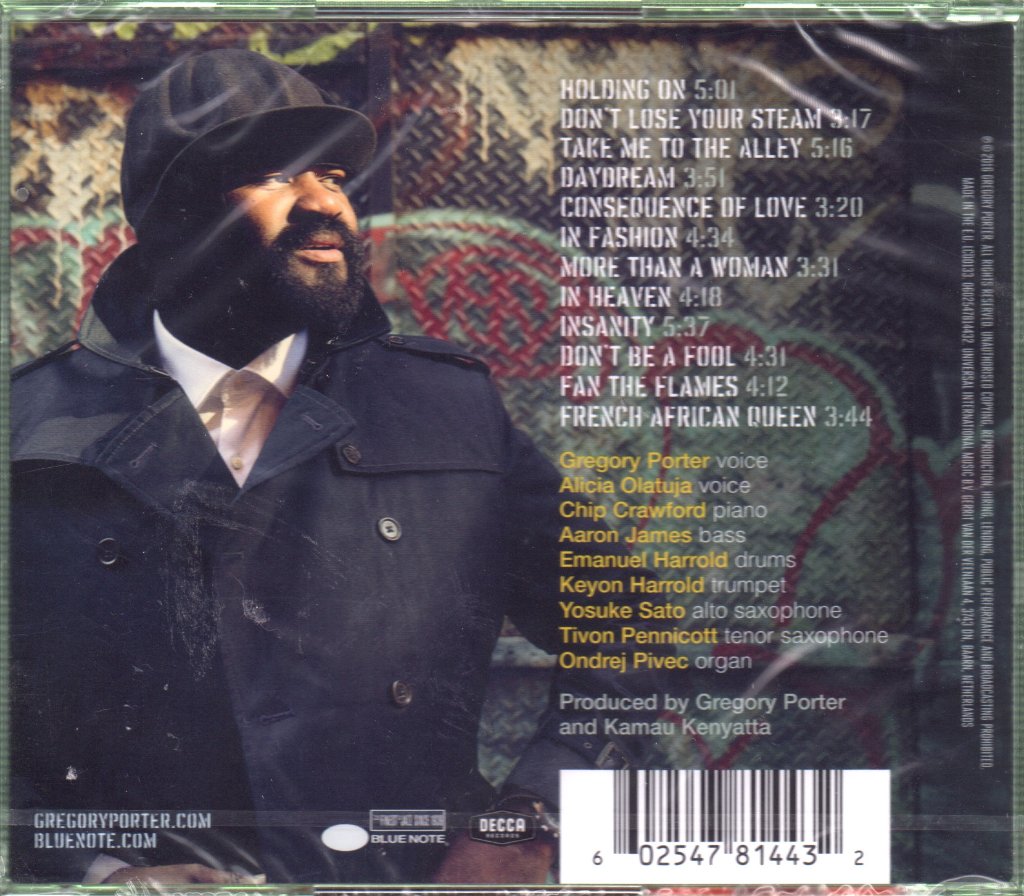 Gregory Porter - Take Me To The Alley - Cd