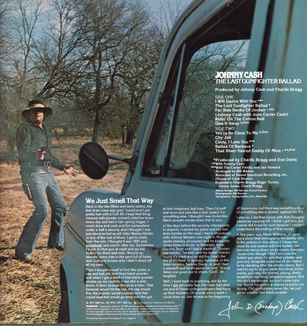 Johnny Cash - Last Gunfighter Ballad - Lp