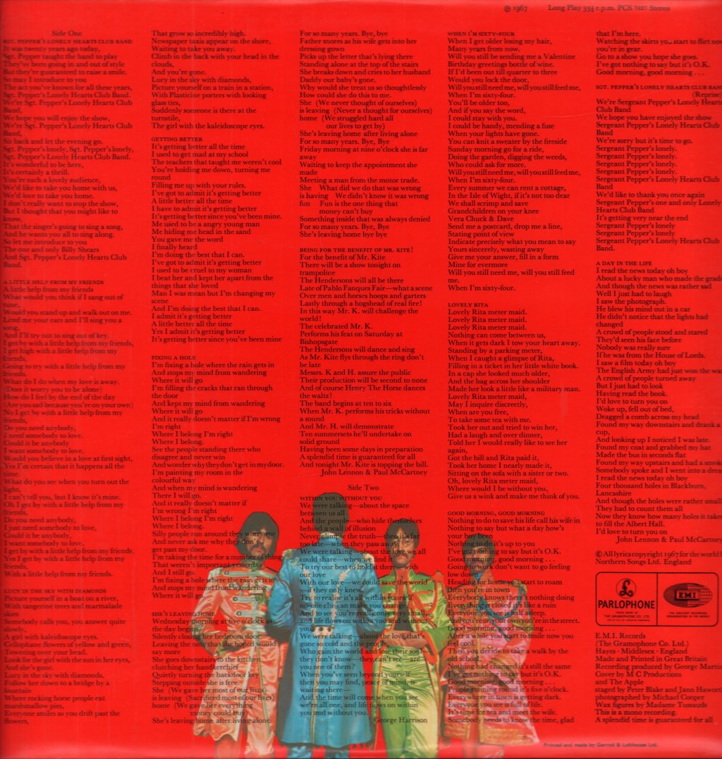 Beatles - Sgt Peppers Lonely Hearts Club Band - Lp