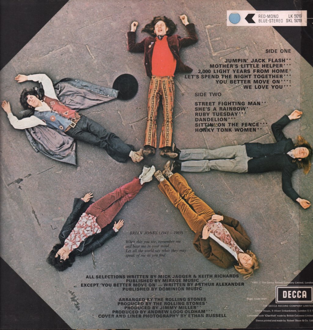 Rolling Stones - Through The Past Darkly Big Hits Vol 2 - Lp