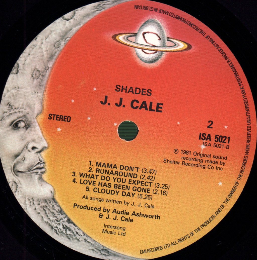 J.J. Cale - Shades - Lp