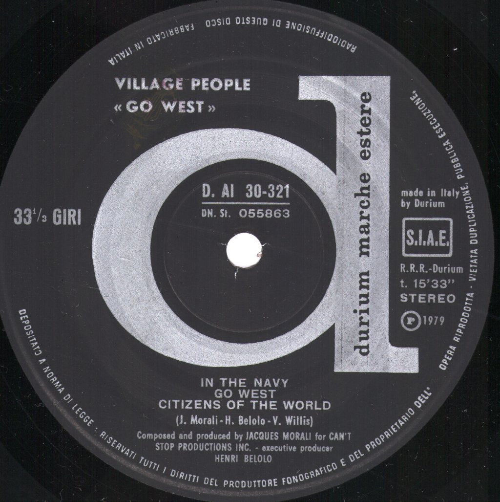 Village People - Go West - Lp