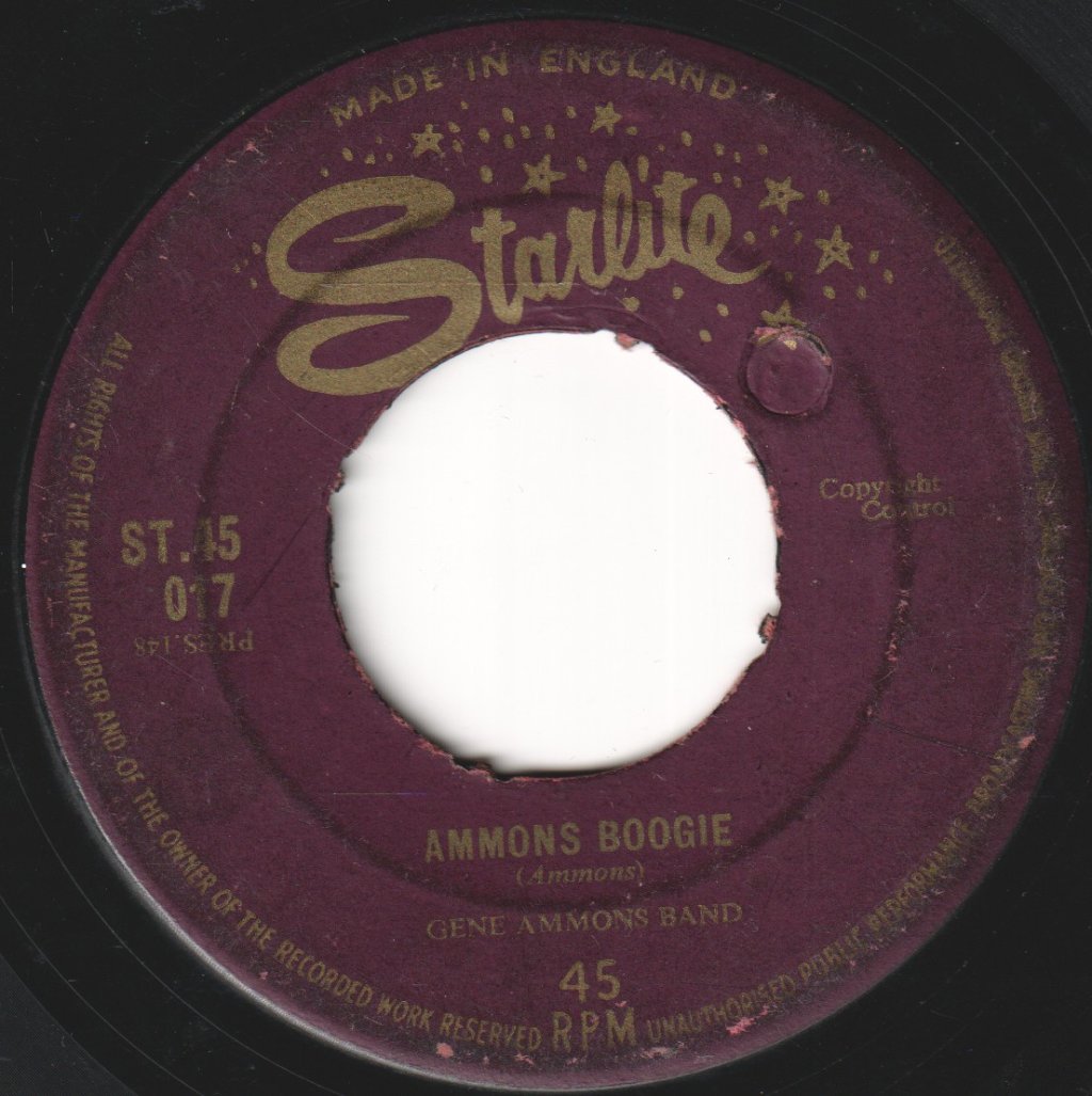 gene ammons band - Ammons Boogie - 7 Inch