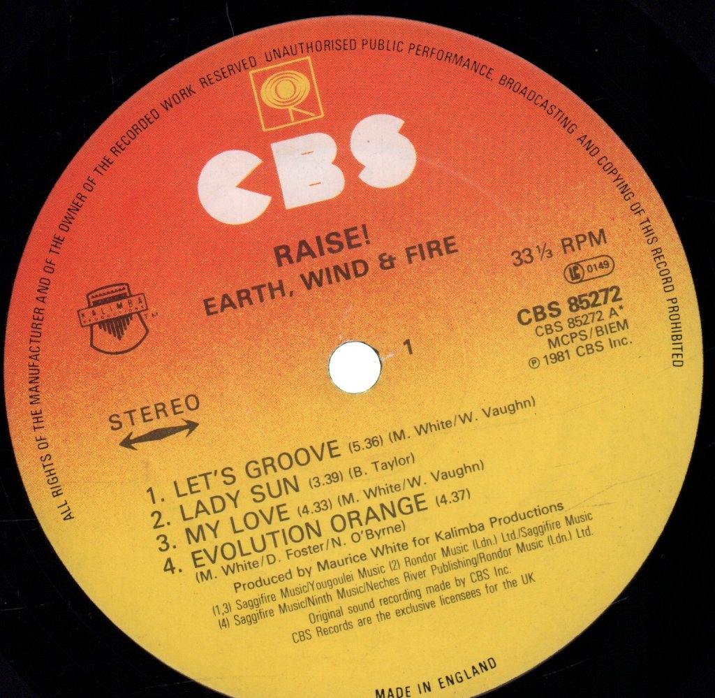 Earth, Wind & Fire - Raise! - Lp