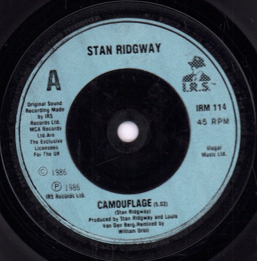 Stan Ridgway - Camouflage - 7 Inch