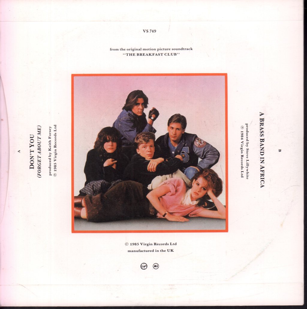 Simple Minds - Don't You Forget About Me - 7 Inch