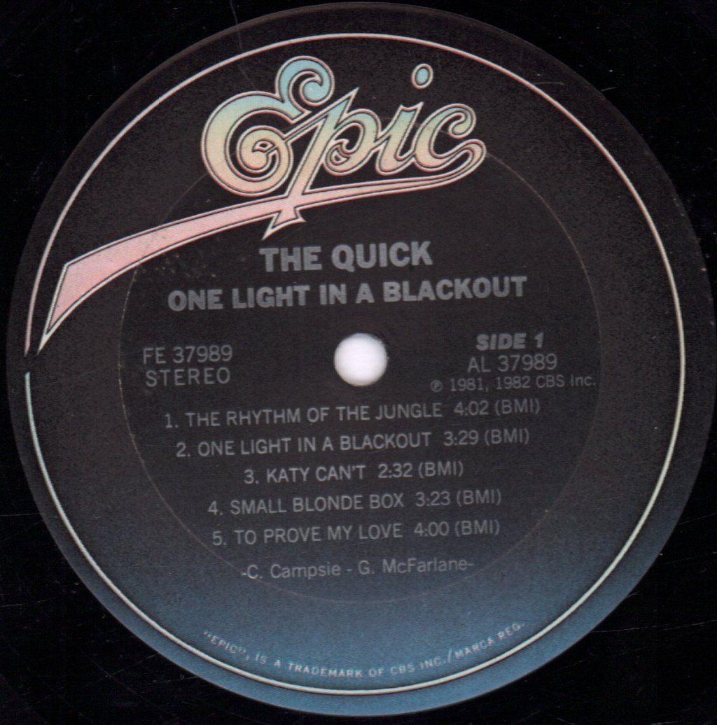Quick - One Light In A Blackout - Lp