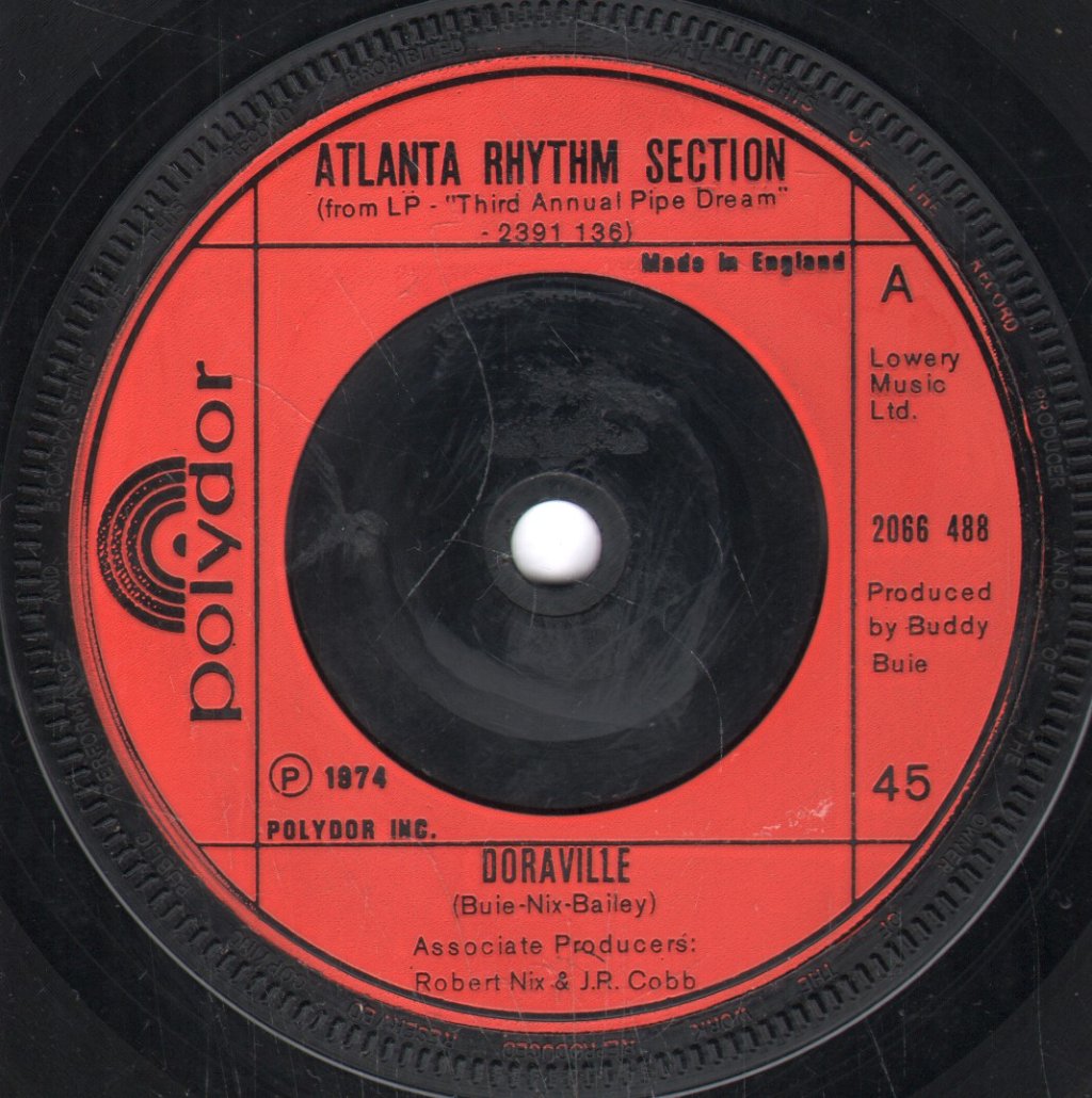 Atlanta Rhythm Section - Doraville - 7 Inch