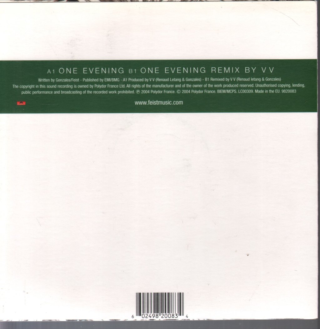Feist - One Evening - 7 Inch