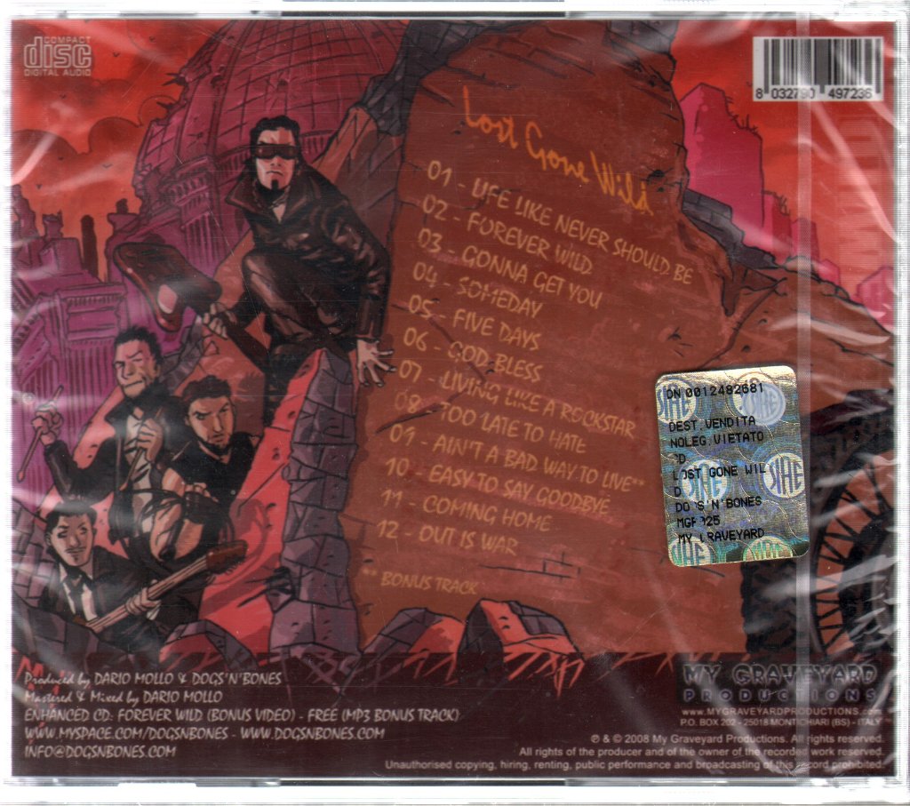 Dogs'N'Bones - Lost Gone Wild - Cd