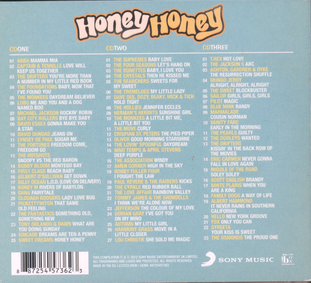 Various Artists - Honey Honey (The Sound Of Bubblegum Pop) - Cd Set