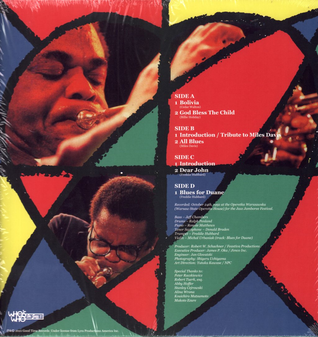 Freddie Hubbard - Live At Jazz Jamboree, Warszawa 1991. A Tribute To Miles. - Double Lp