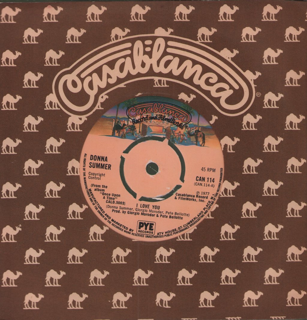 Donna Summer - I Love You - 7 Inch