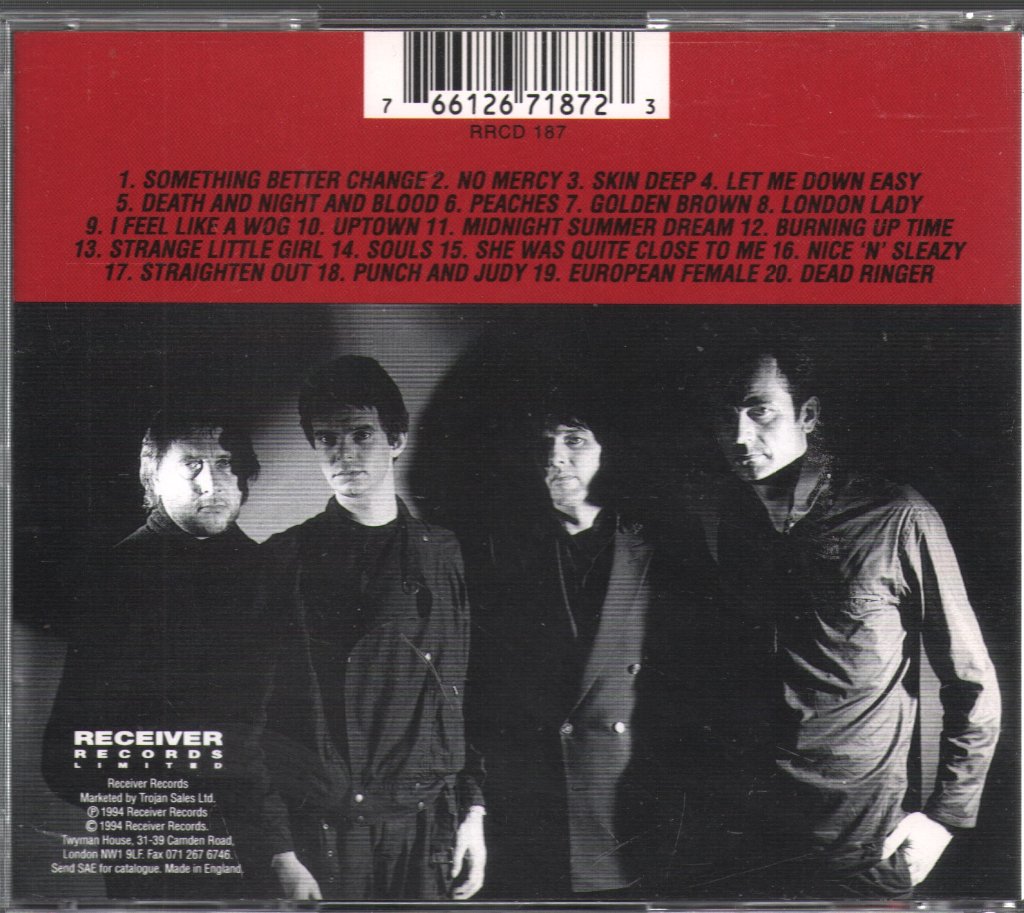 Stranglers - Live: Death And Night And Blood - Cd