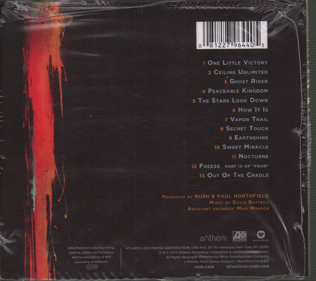 Rush - Vapor Trails Remixed - Cd