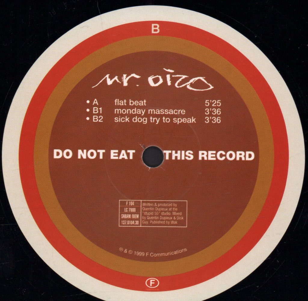 Mr Oizo - Flat Beat - 12 Inch