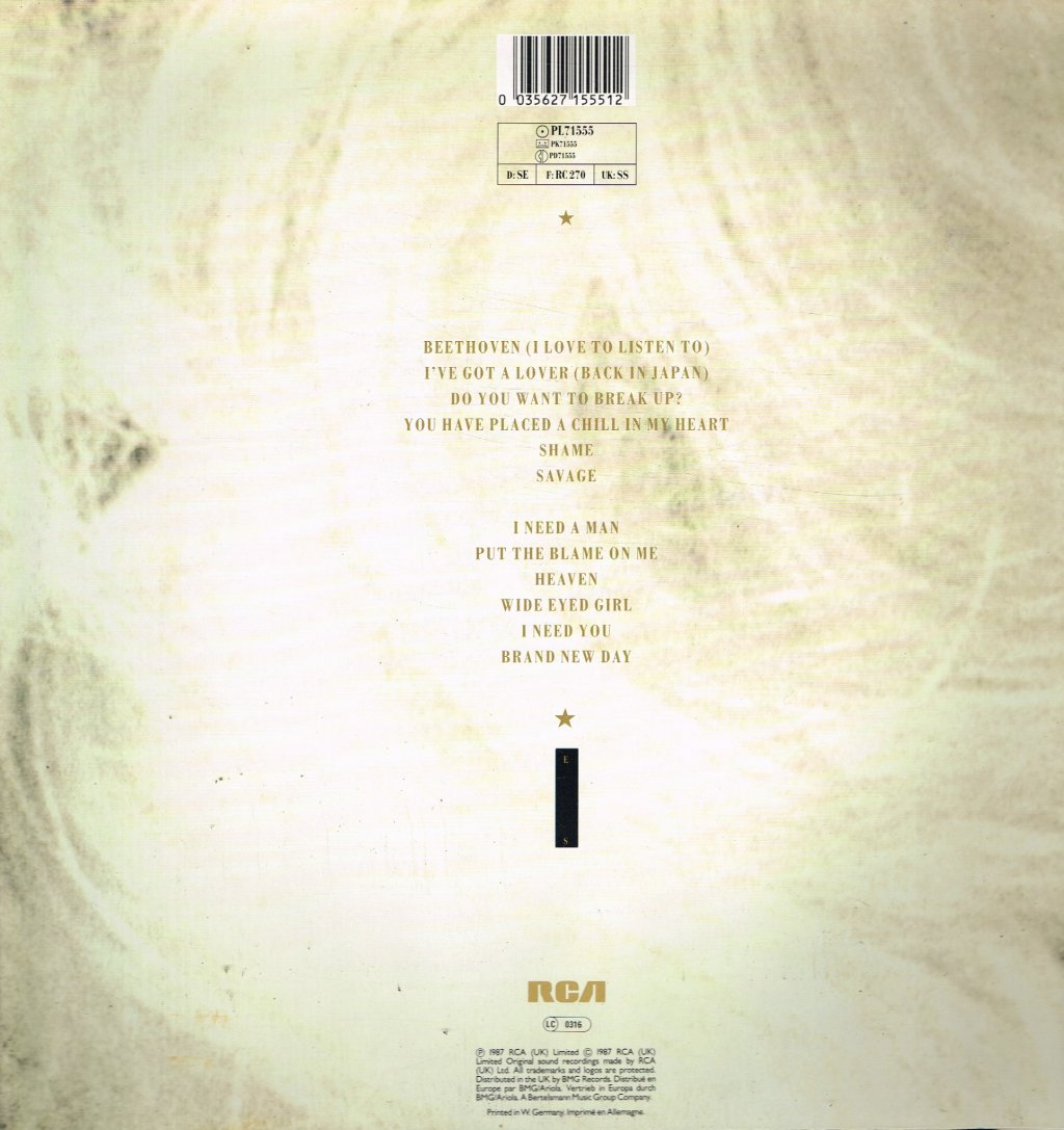 Eurythmics - Savage - Lp