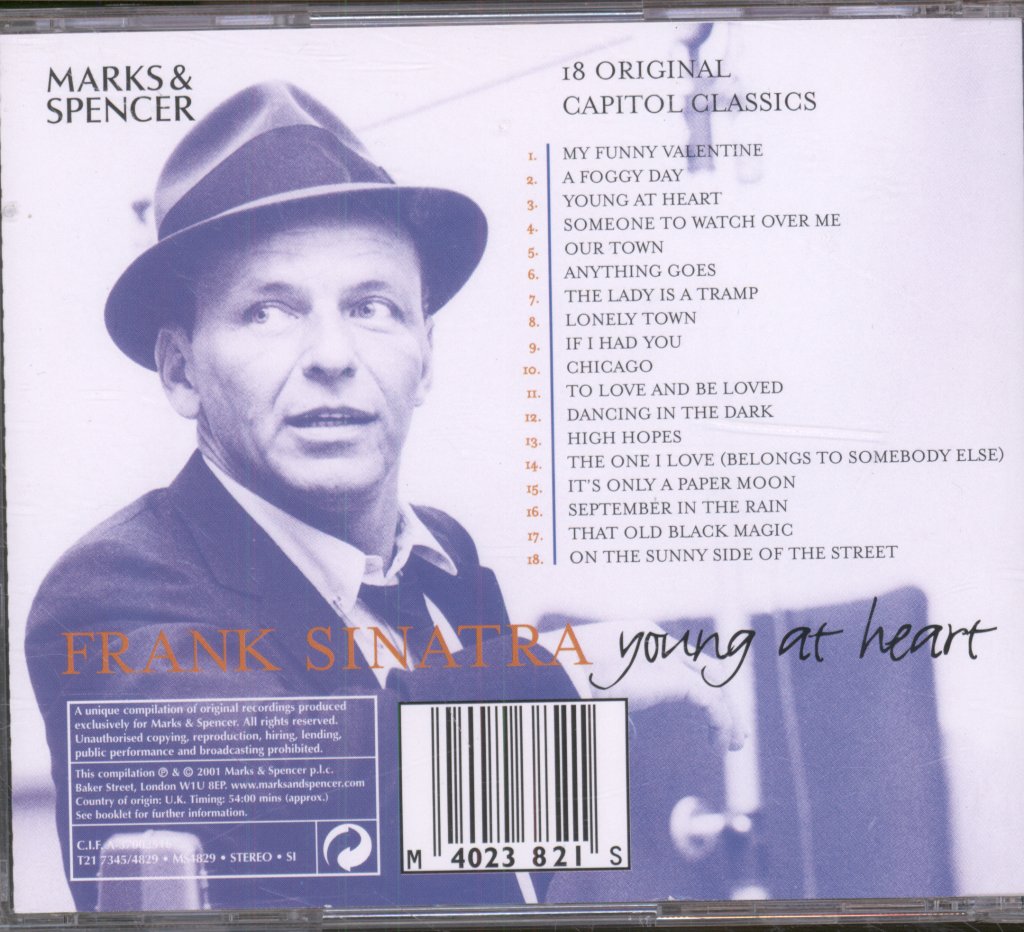 Frank Sinatra - Young At Heart - Cd