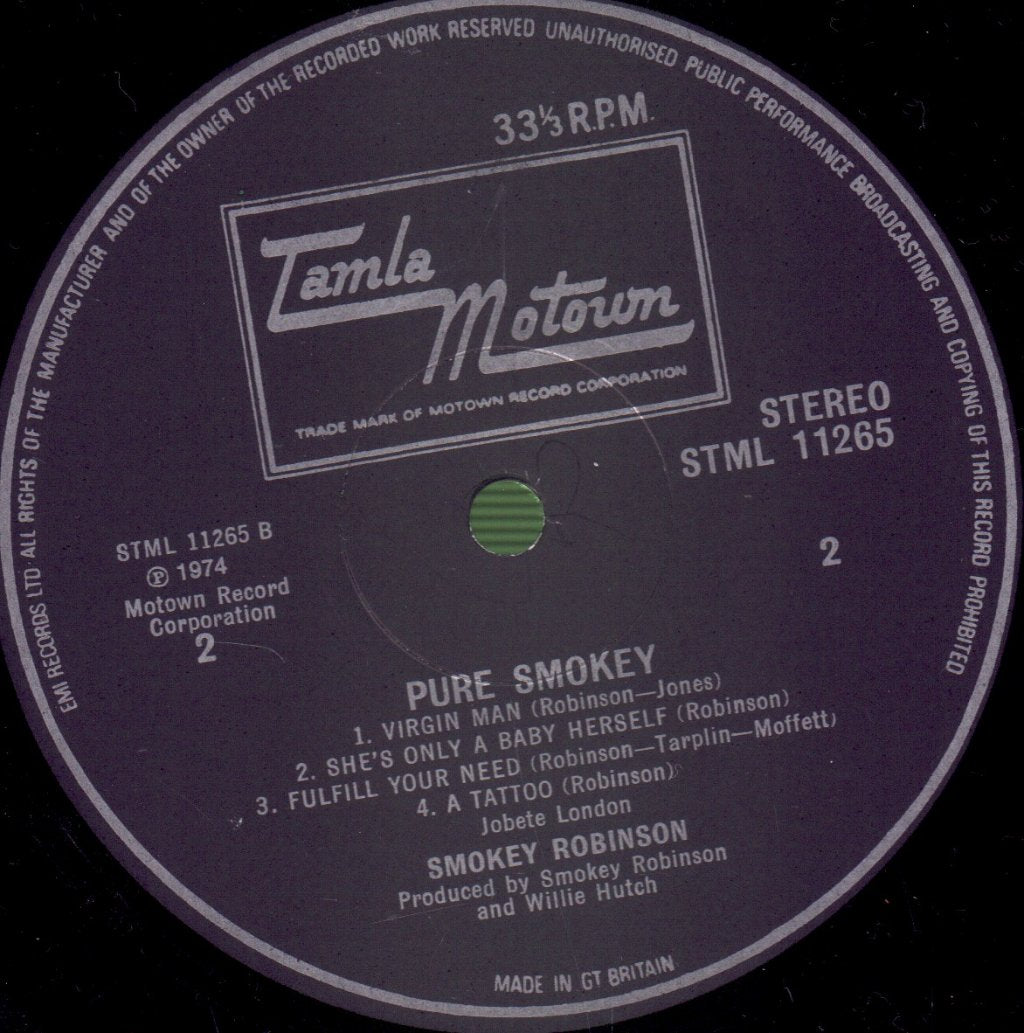 Smokey Robinson - Pure Smokey - Lp