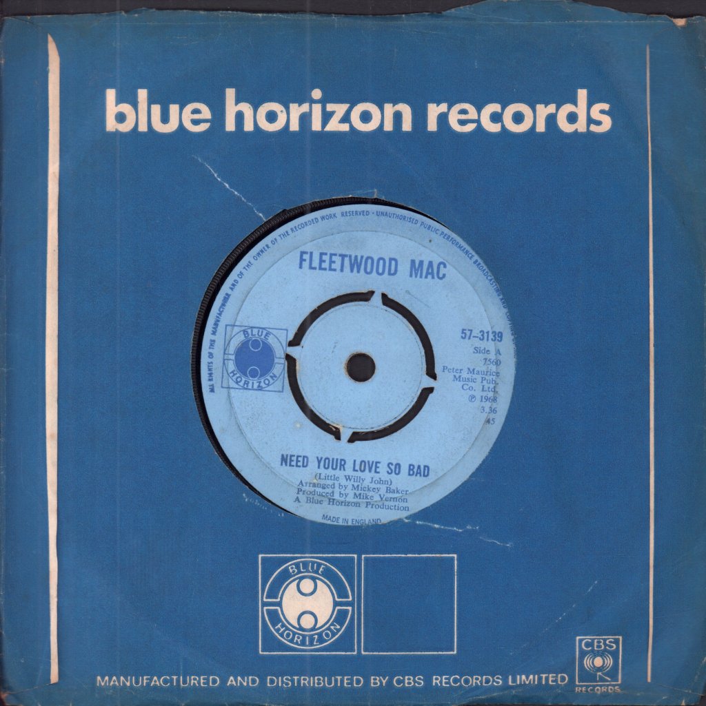 Fleetwood Mac - Need Your Love So Bad - 7 Inch