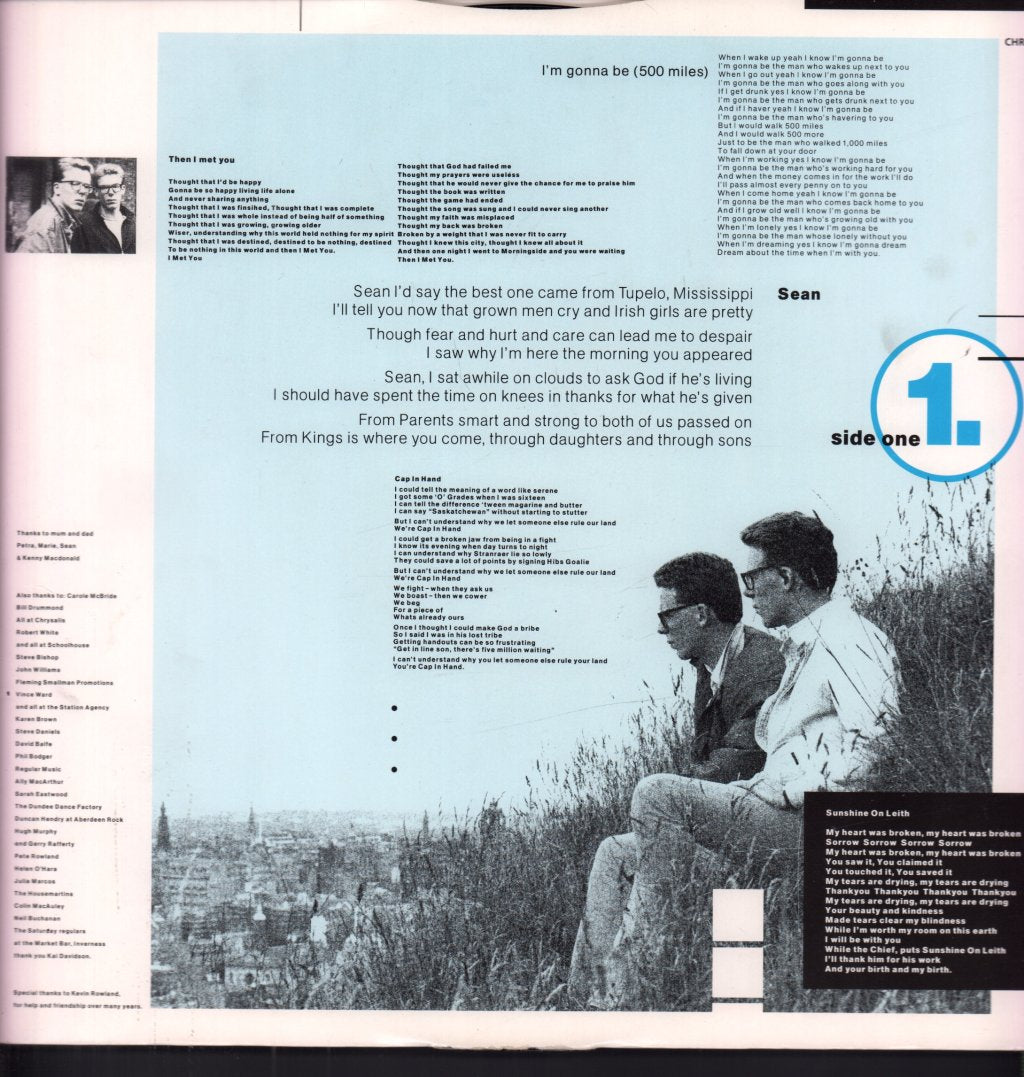 Proclaimers - Sunshine On Leith - Lp
