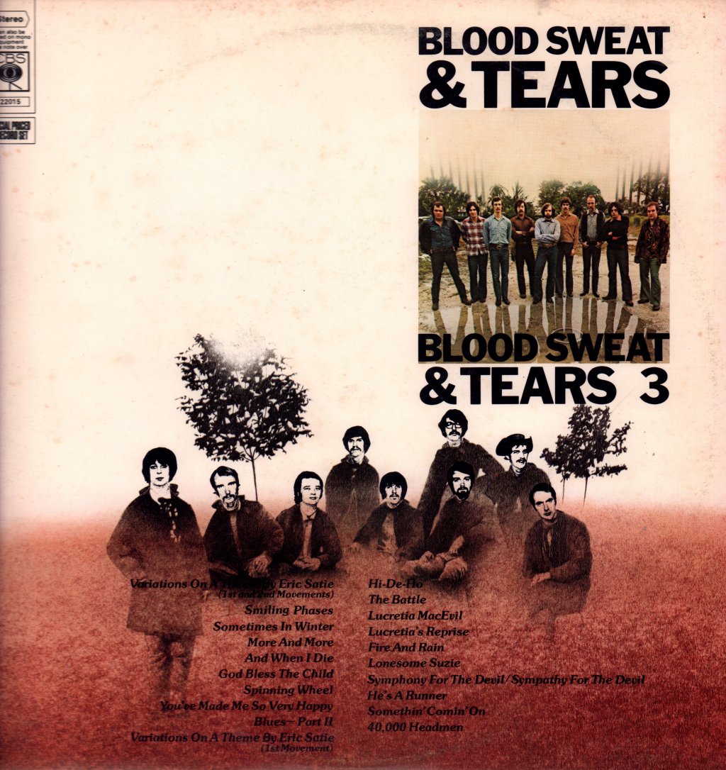 Blood, Sweat And Tears - Blood, Sweat & Tears / Blood, Sweat & Tears 3 - Double Lp