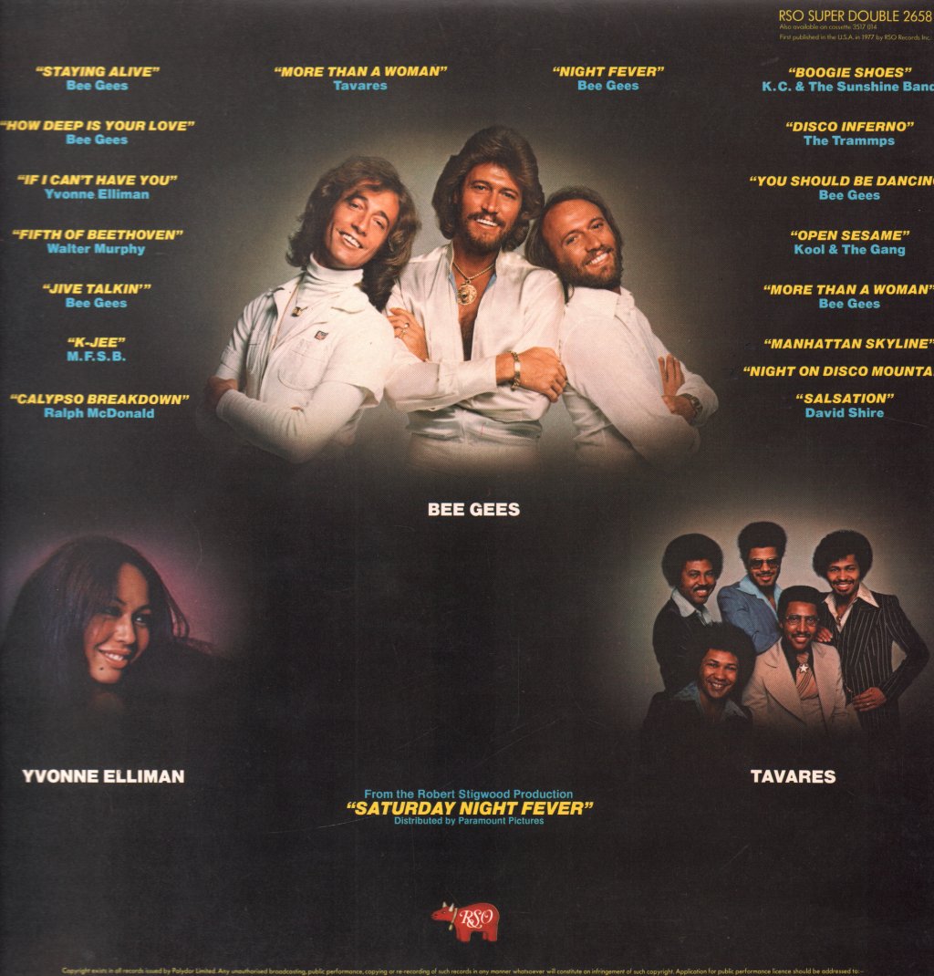 Various Artists - Saturday Night fever (Original Movie Soundtrack) - Double Lp