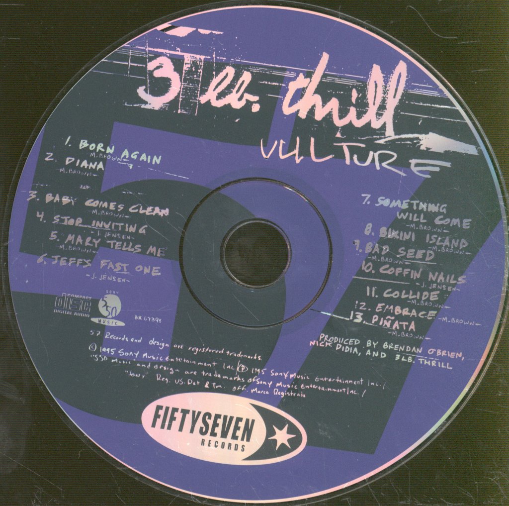 3 Lb. Thrill - Vulture - Cd