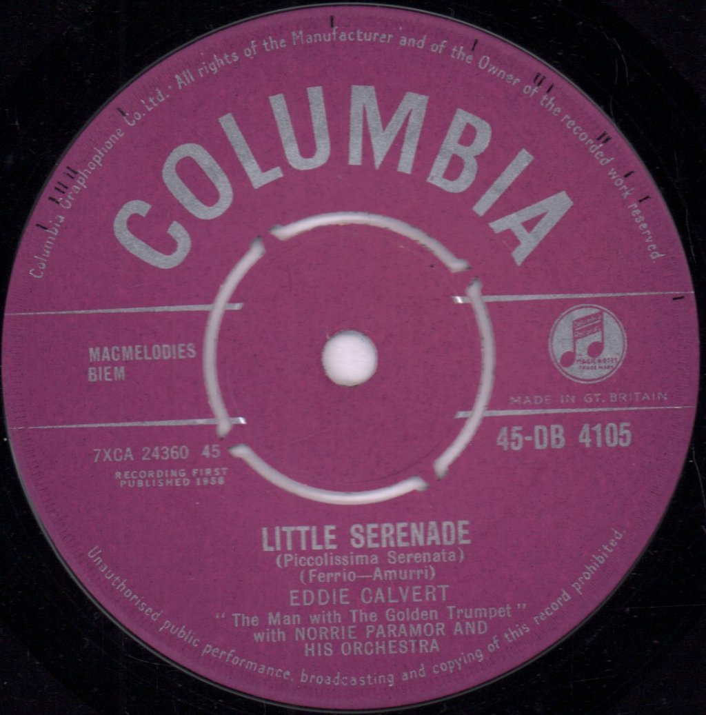 Eddie Calvert - Little Serenade - 7 Inch