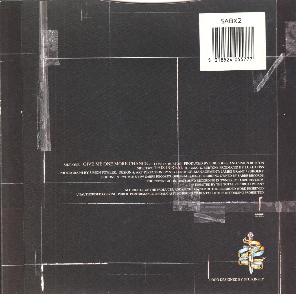 Luke Goss And The Band Of Thieves - Give Me One More Chance - 7 Inch