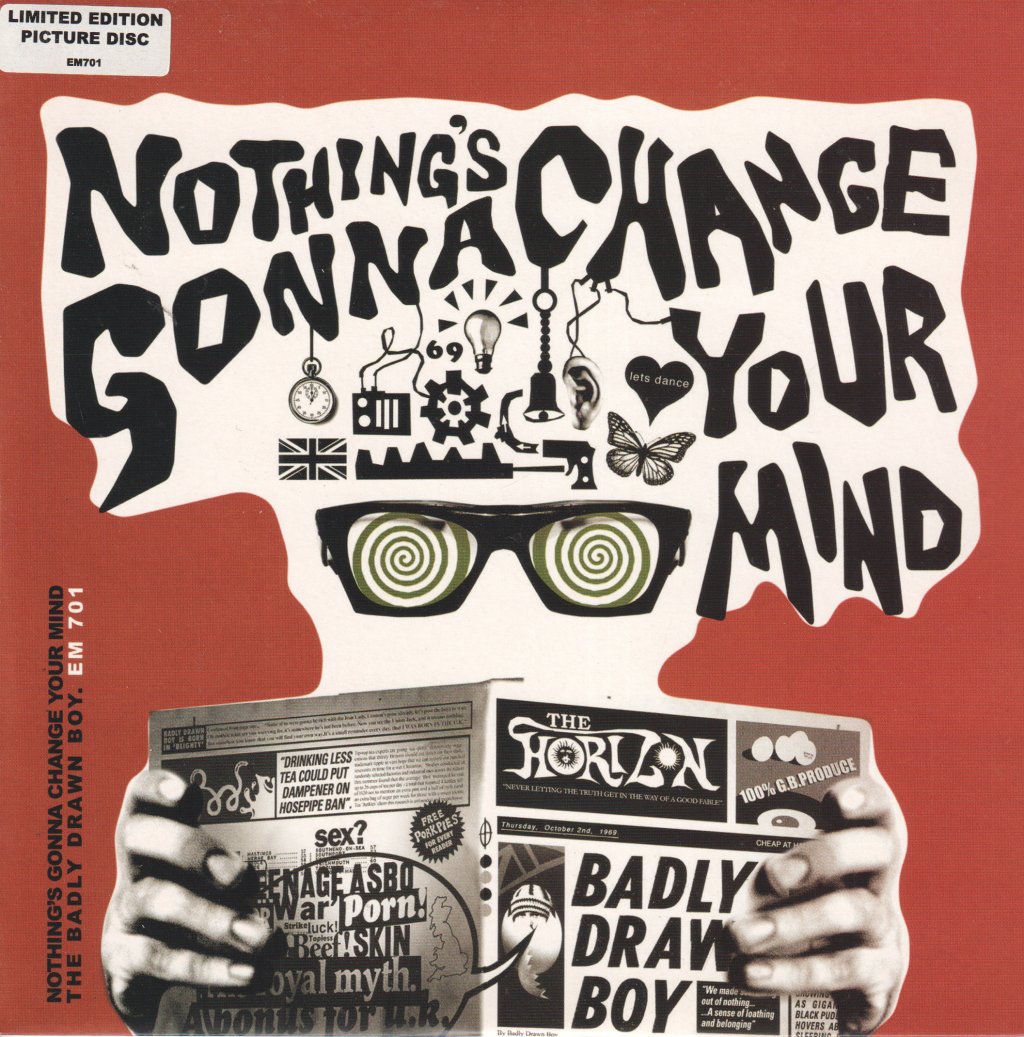 Badly Drawn Boy - Nothing's Gonna Change Your Mind - 7 Inch