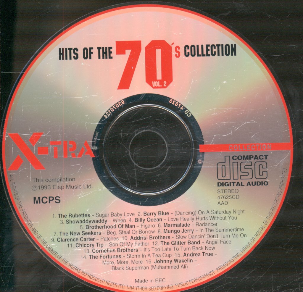 Various Artists - Hits Of The 70's Collection, Vol.2 - Cd