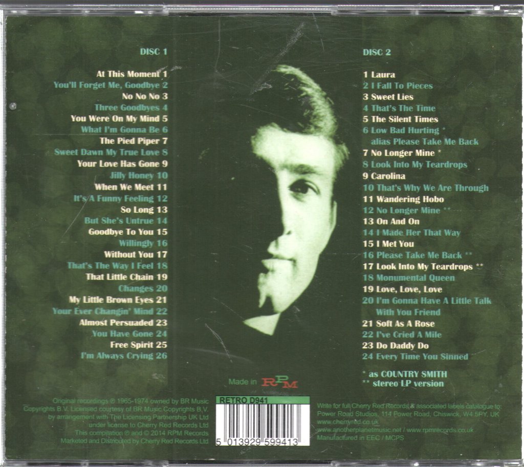 Crispian St. Peters - Pied Piper * The Complete Recordings 1965-1974 - Double Cd