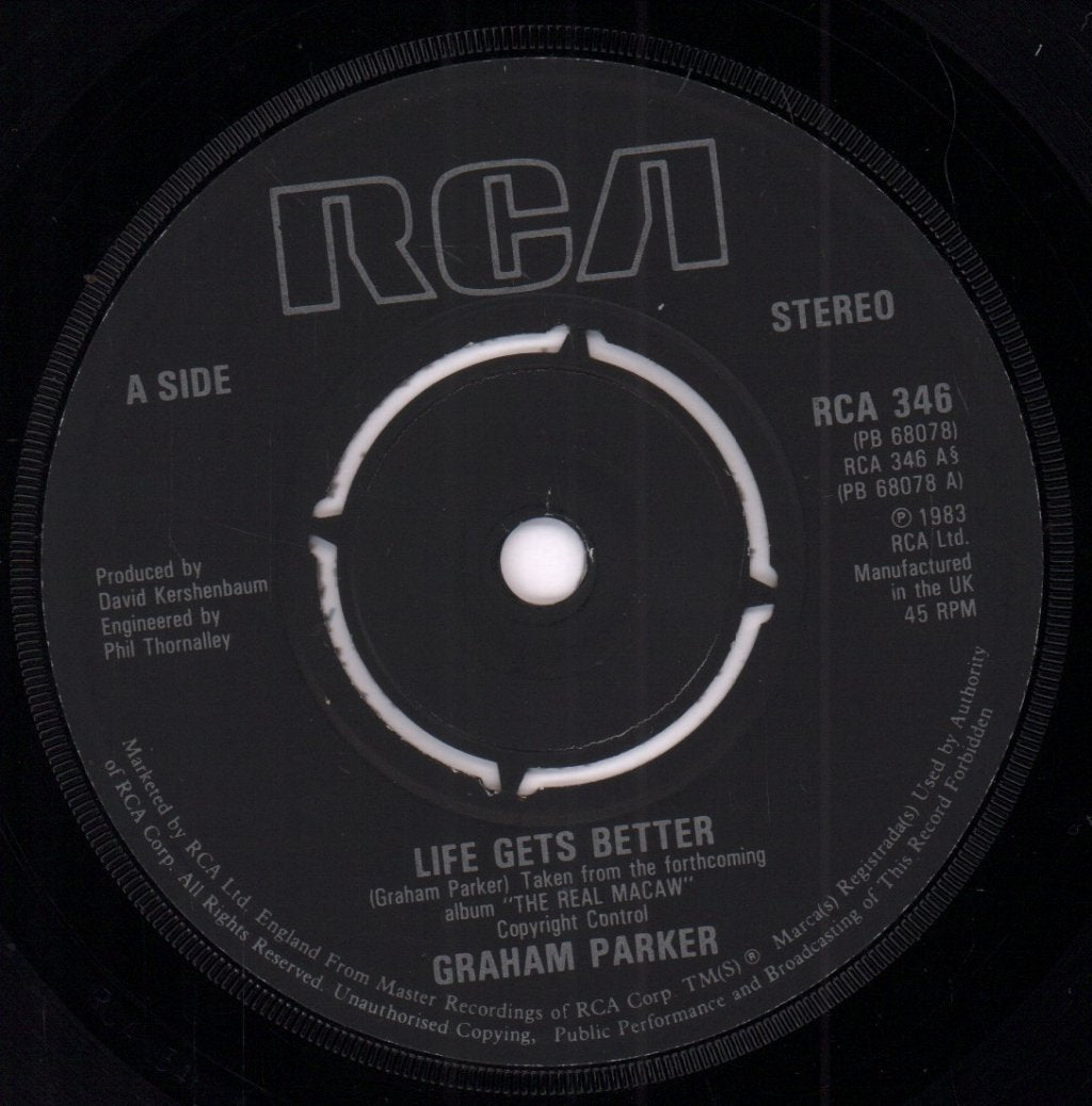 Graham Parker - Life Gets Better - 7 Inch