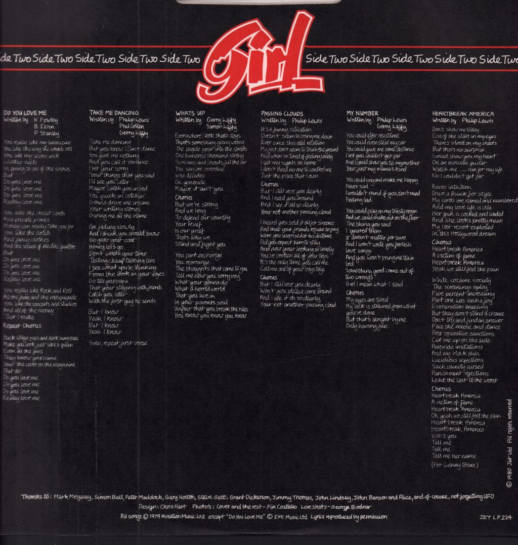 Girl - Sheer Greed - Lp