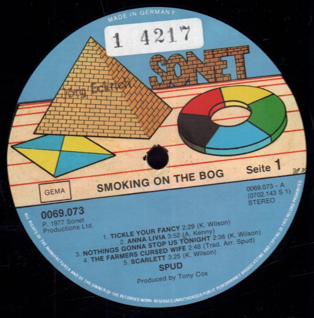 Spud - Smoking On The Bog - Lp