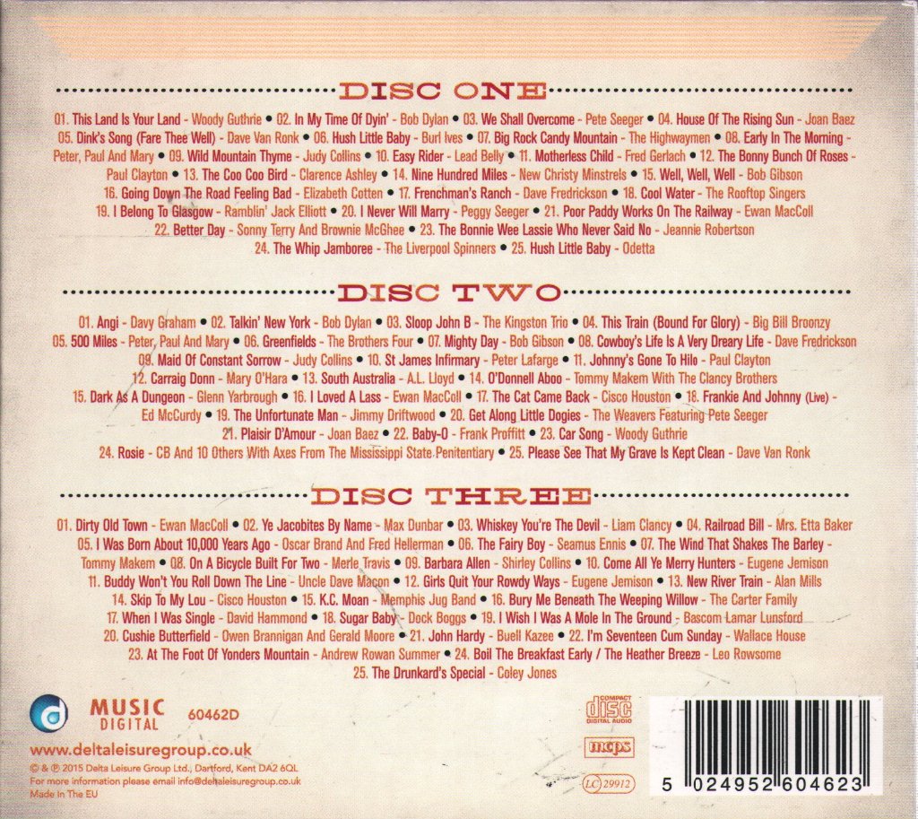 Various Artists - The Vintage Collection - Folk - Cd Set