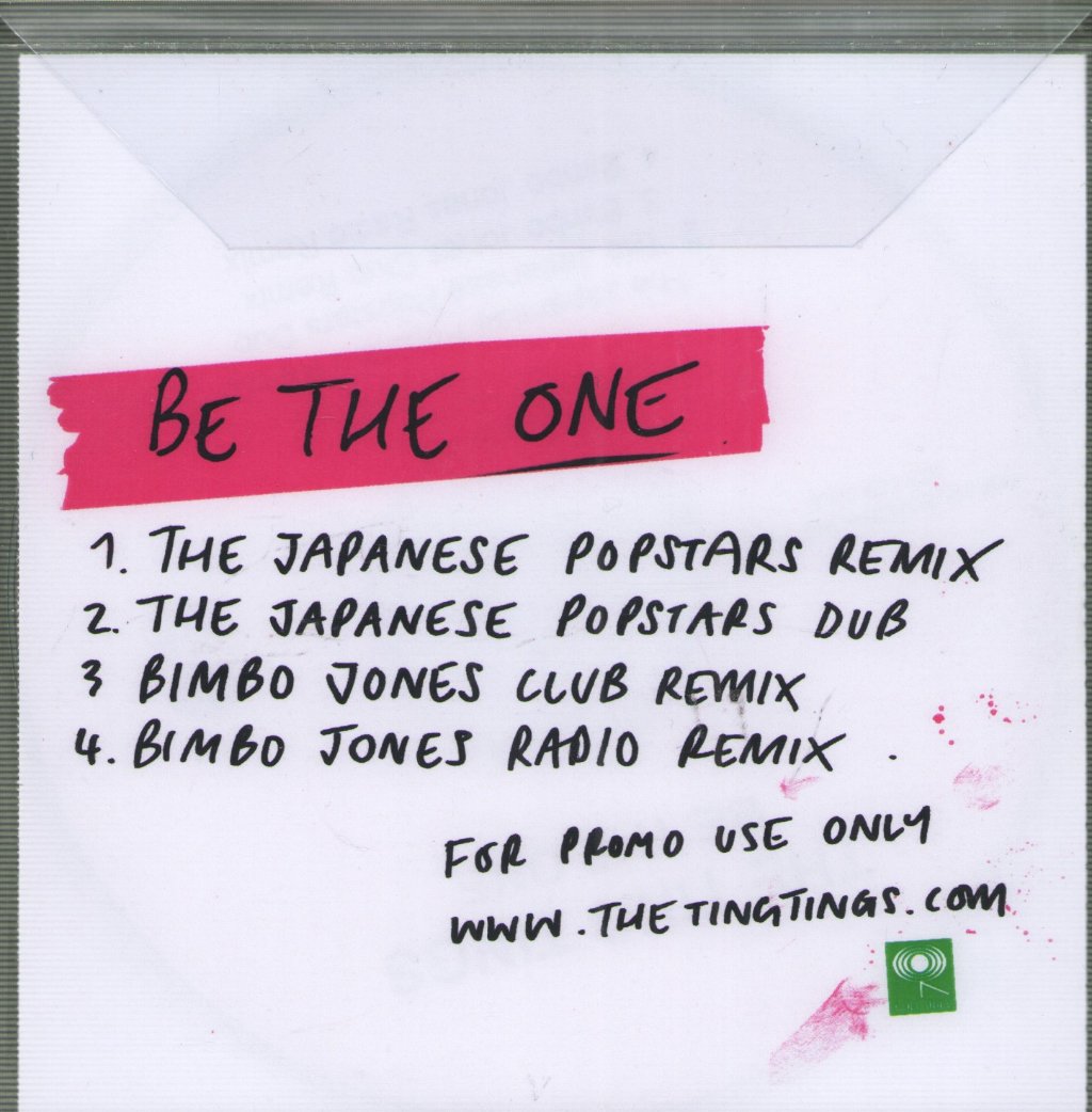 Ting Tings - Be The One - Cdr