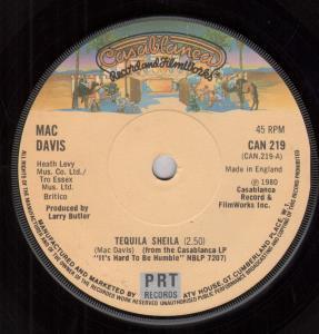 Mac Davis - Tequila Sheila - 7 Inch
