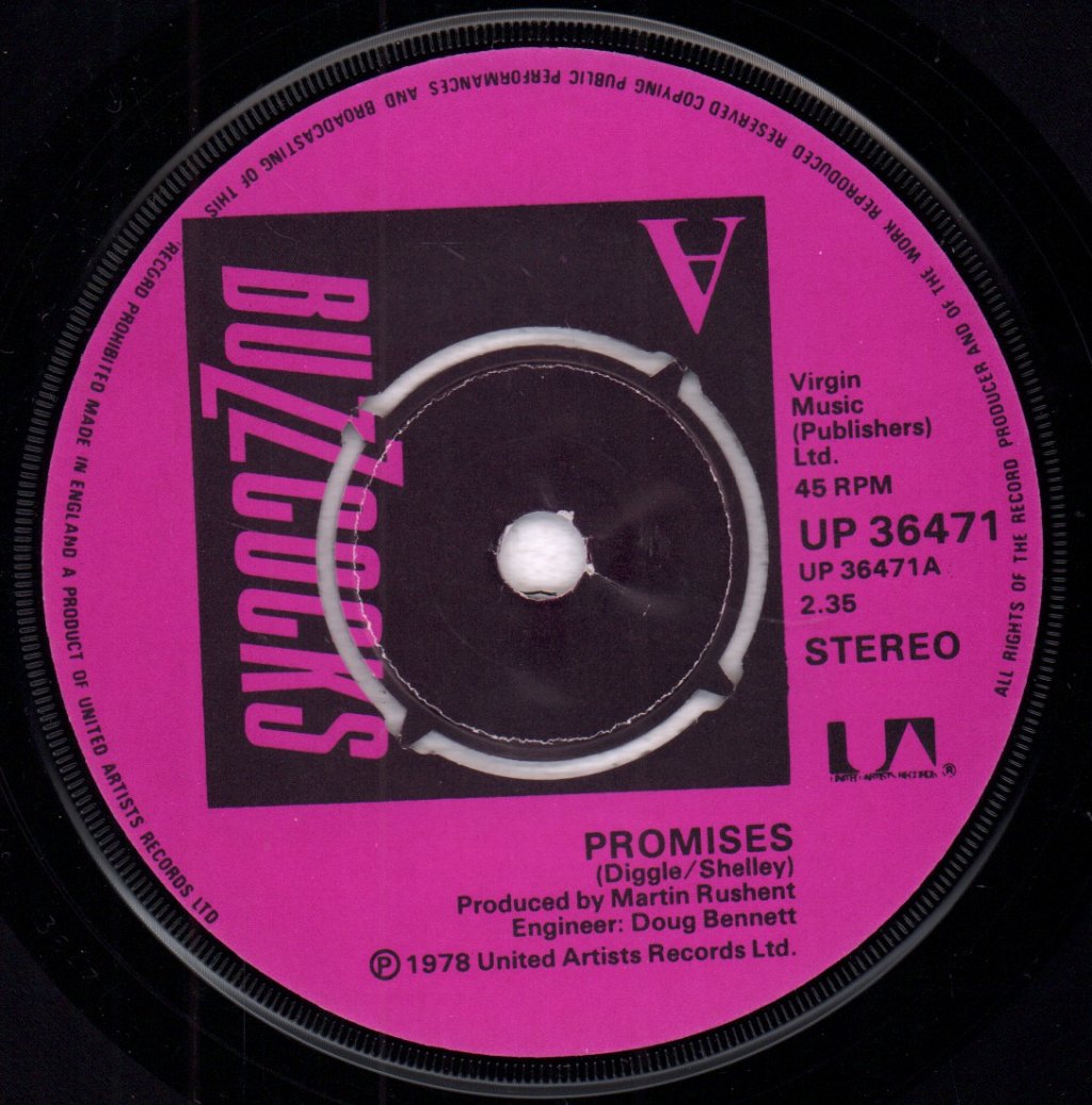 Buzzcocks - Promises - 7 Inch