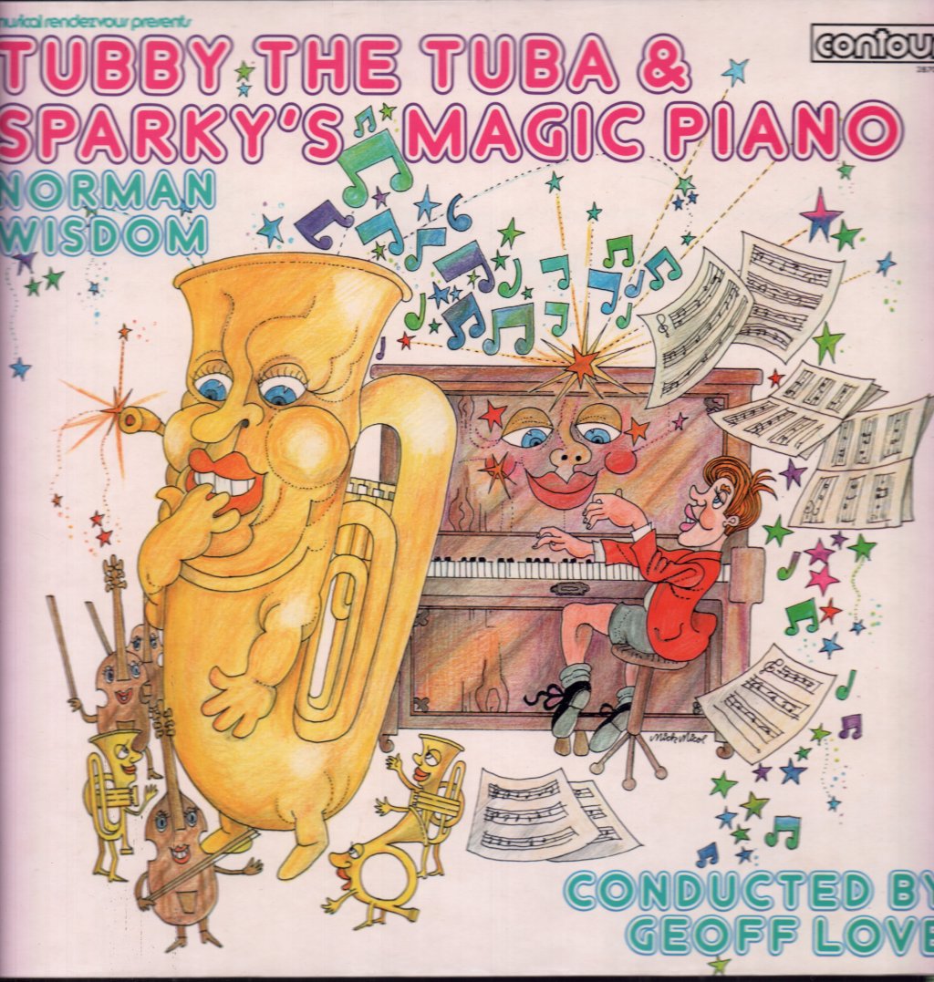 Norman Wisdom / Geoff Love / Trevor Bannister - Tubby The Tuba & Sparky's Magic Piano - Lp