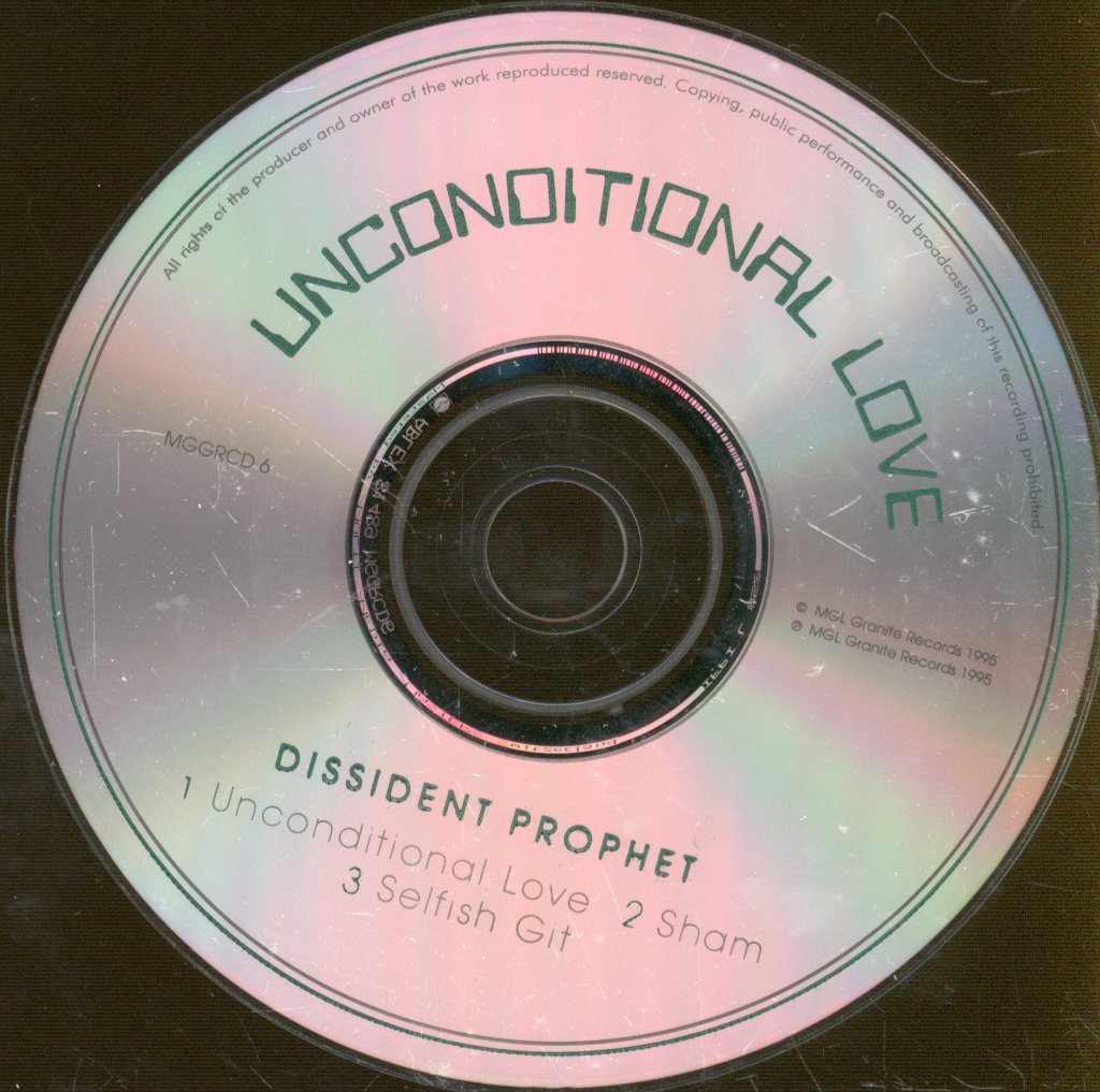 Dissident Prophet - Unconditional Love - Cd