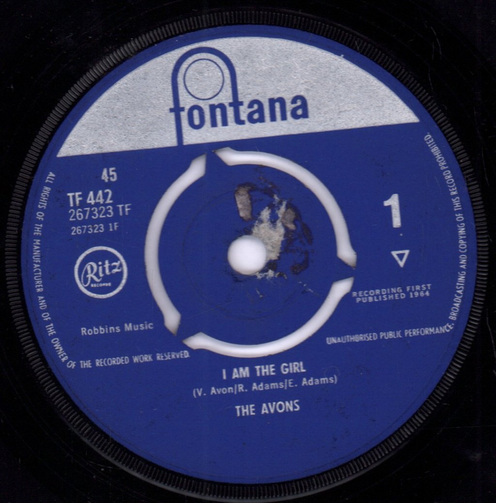 Avons (60S Band) - I Am The Girl - 7 Inch