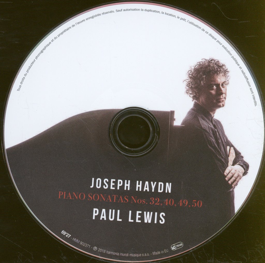 Paul Lewis (classical) - Joseph Haydn: Piano Sonatas Nos. 32, 40, 49, 50 - Cd