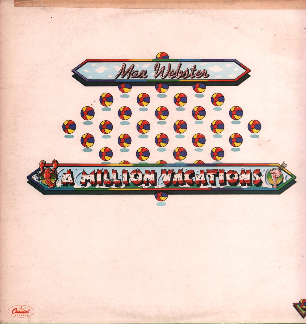 Max Webster - A Million Vacations - Lp