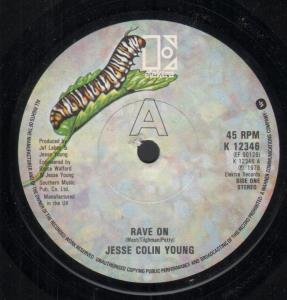 Jesse Colin Young - Rave On - 7 Inch