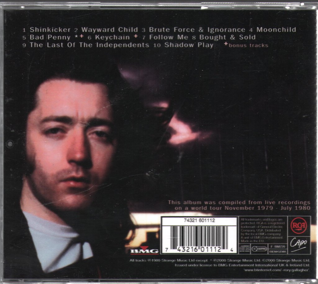 Rory Gallagher - Stage Struck - Cd