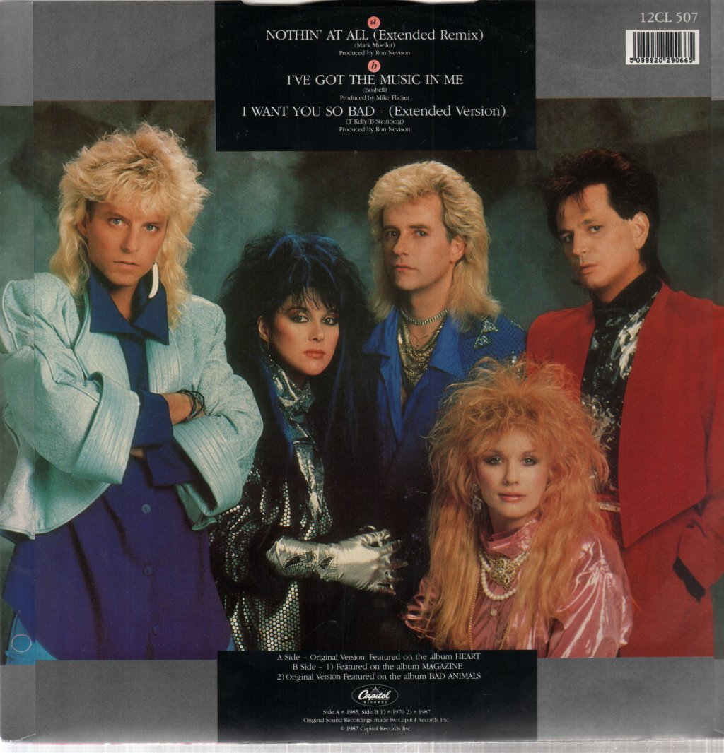 Heart - Nothin At All - 12 Inch