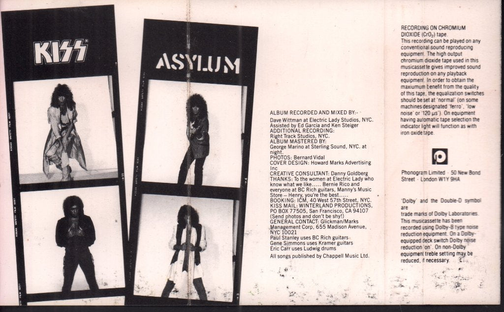 Kiss - Asylum - Cassette