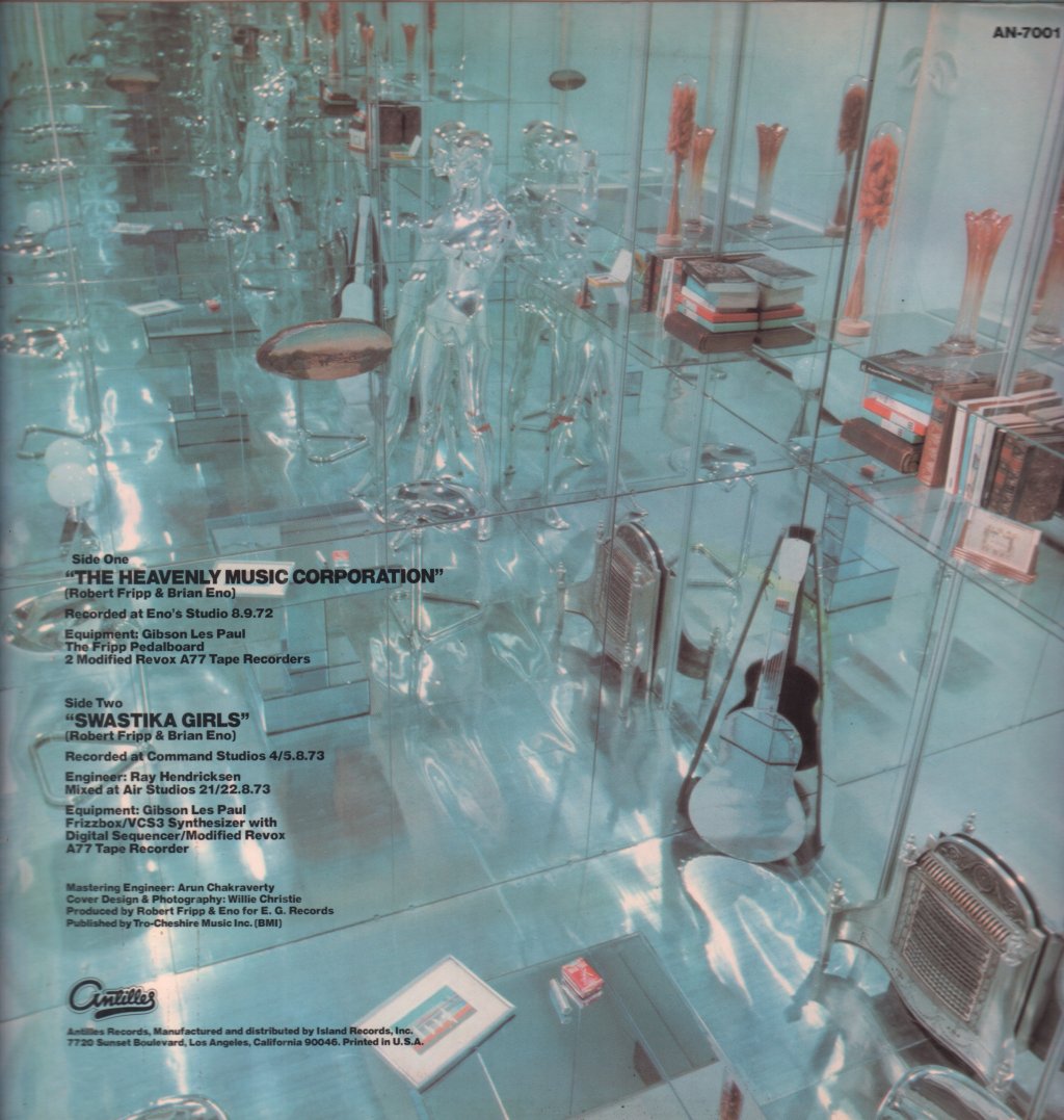 Fripp & Eno - (No Pussyfooting) - Lp